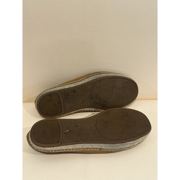 Michael Kors Brown Leather Daisy Flats Size 9.5 - Picture 10 of 12